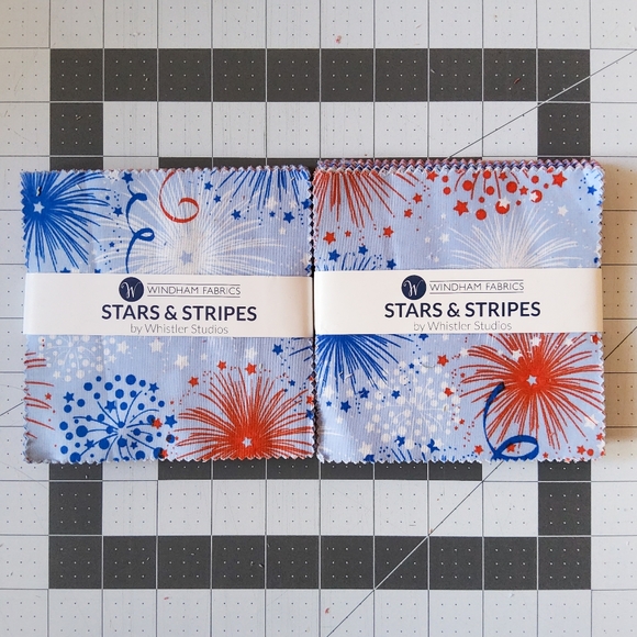 Cotton Quilting Craft Fabric Charm Pack Bundle Fireworks Batiks Kaufman Windham - Picture 3 of 4